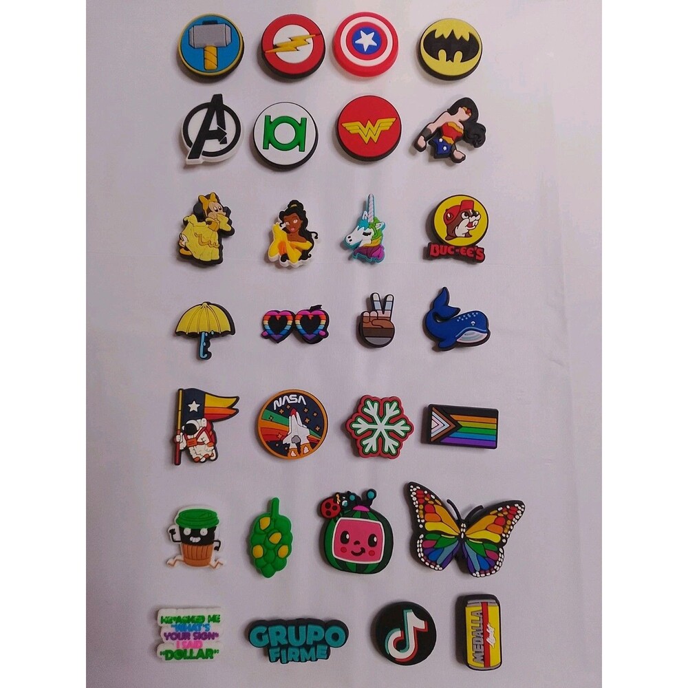 Shoe Charms For Croc, 28 Pcs